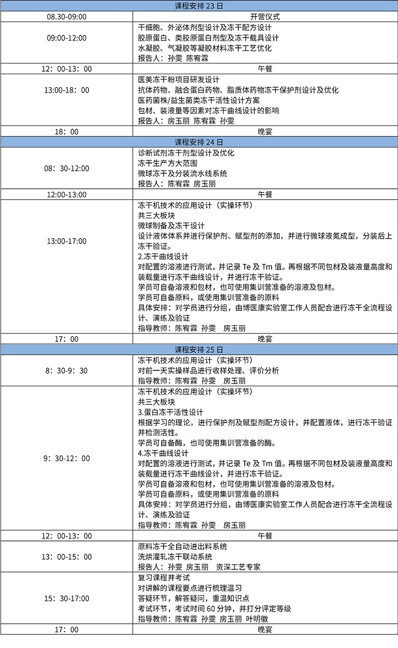 課程安排23日-1